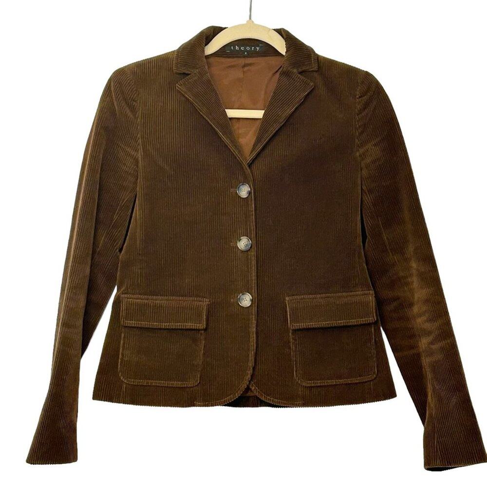 THEORY Wide Wale Corduroy Gabe Blazer Jacket 4